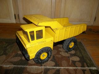 Vintage 1974 - 75 Tonka Truck,  Mighty Tonka Dump Truck,  In Played With