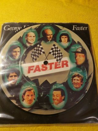 George Harrison - Faster/your Love Is Forever - Picture Disc (45rpm 7 ") Rare