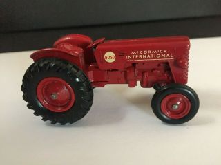 Vintage Lesney King Size K - 4 Mccormick International Tractor Red Hubs B250