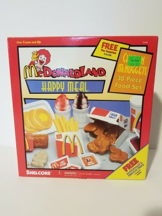 Mcdonalds Happy Meal Chicken Mcnuggets 30 Piece Food Set Vintage Collectable Toy