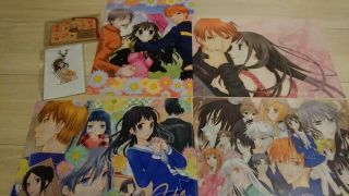 Nakayoshi Anime Fruits Basket Clear File Folder Keychain Ema Votive Picture