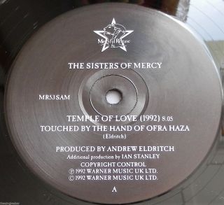 The Sisters Of Mercy - Temple Of Love (1992) Promotional 12 " Single