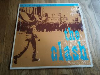 The Clash 10 " Lp Black Market Clash Usa 1980 Epic Disk 1st Press In Shrink,