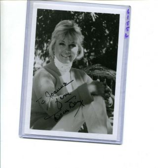 Doris Day 5 By 7 Black And White Joanne Personalized Autograph Photo