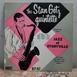 Stan Getz Quintette - Jazz At Storyville - Rare Orig.  Press.  Royal Roost 407 - 10 " Ex.
