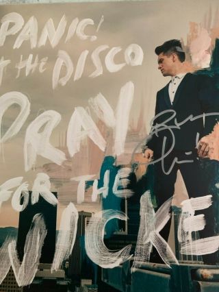 Brendon Urie Signed Pray For The Wicked Signed Panic At The Disco Vinyl