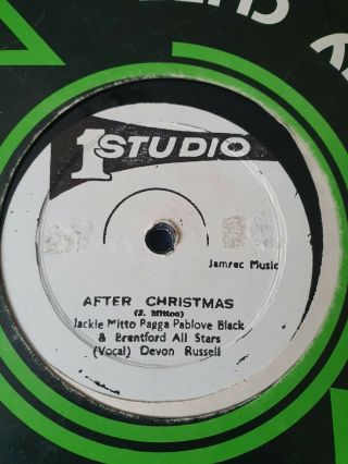 Very Rare Studio One Of 12 " After Christmas Jackie Mitto Bagga Pablove Black