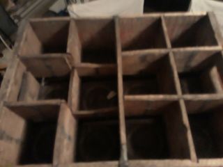 Vintage Wooden Soda Crate/ Wood BoxQUEEN - O SPARKLING BEVERAGES.  Buffalo NY 2