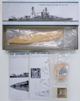 1 700 Uss Arizona Bb - 39 1941 - Us Navy Battleship 1941 - Garage Kit Cw - 010