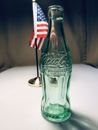 PONCA CITY OKLA (Oklahoma) Patent 1923 Coca Cola Hobbleskirt Soda Coke Bottle 4