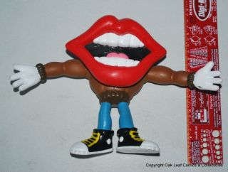 1988 Applause Tang General Food Mouth Lips Action Figure 5 Inch Bendable