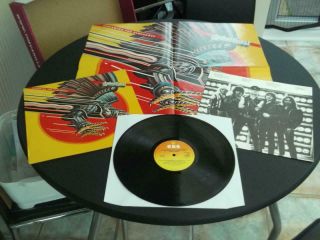 Judas Priest Screaming For Vengeance 1982 Uk Press 12 " Vinyl Record Lp,  Poster