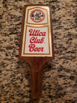 Vintage Utica Club Beer Tap Handle