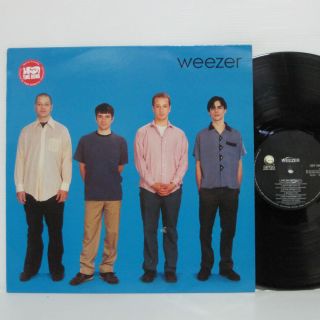 Weezer - S/t (the Blue Album) Lp 1994 Uk Orig Gef 24629 Nirvana Sloan Green