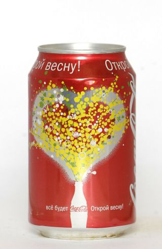 2007 Coca Cola Can From Russia,  Coke Side Of Life