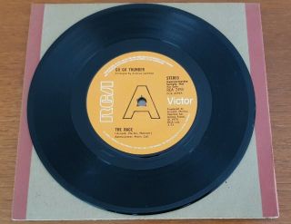 Go Go Thunder The Race Mrs.  Mann 7 " Vinyl Single Promo Ultra Rare Glam Rock 1975