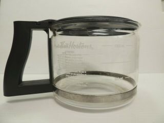 Tim Hortons Coffee 48 Oz Coffee Pot For Coffee Maker Replacement Bun Vtg 10 Cup