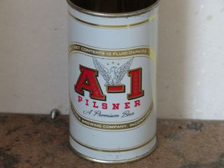 A - 1 Pilsner.  Beer.  Stunning.  Inside.  Flat Top