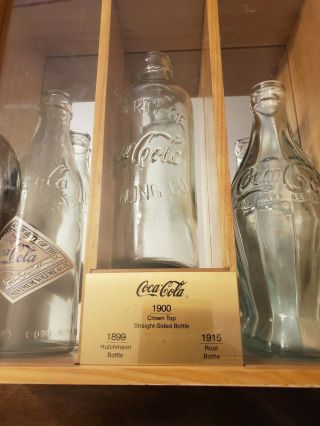 Coke Coca - Cola Bottling Collectors Set 1899,  1900,  1915.  is.  This 2
