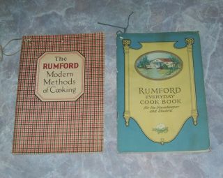 Rumford Baking Powder Vintage 1920s Recipe Advertising Cookbooks Booklets
