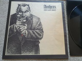 Anthrax - One Last Drop Lp Anarcho Punk Vinyl Record With Poster Sleeve – Crass