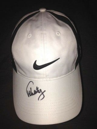 " Nike Swoosh " Collectible Golf Hat Signed By Golf Legend " David Feherty