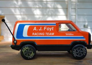 Vintage 1979 Tonka AJ Foyt Racing Team Set Van & Race Car,  Drivers NO TRAILER 5