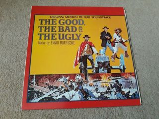 The Good,  The Bad And The Ugly Vinyl Soundtrack Lp - Rare Ennio Morricone