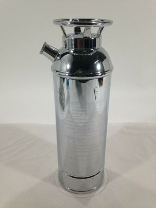 Vintage Gce Thirst Extinguisher Cocktail Shaker Drink Mixer/musical