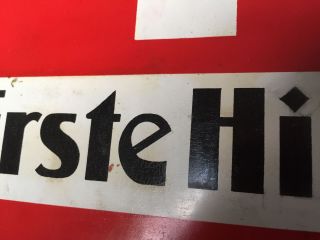 vintage German First Aid Erste Hilfe painted tin box WW2 era 8