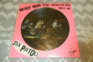 Sex Pistols - Never Mind The Bollocks Virgin 77 Picture Disc Punk Vg/vg