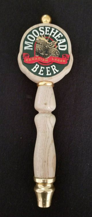 Moosehead Canadian Lager Beer Wooden Tap Handle - Dbl Sided: