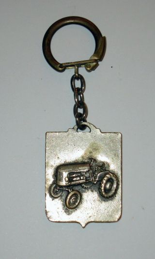 VINTAGE Massey Harris Tractor Ad PROVE THE DIFFERENCE key chain keyring Key Ring 2
