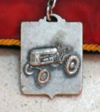 VINTAGE Massey Harris Tractor Ad PROVE THE DIFFERENCE key chain keyring Key Ring 4