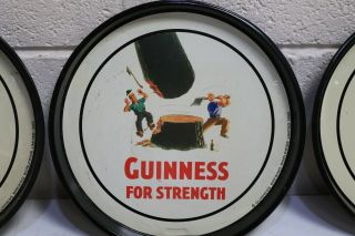 4 x Authentic Vintage Guinness Drinks Trays - 223 3