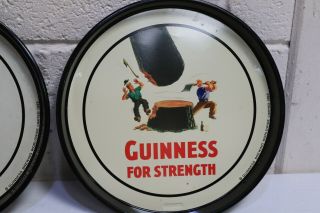 4 x Authentic Vintage Guinness Drinks Trays - 223 4