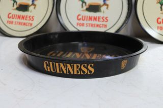 4 x Authentic Vintage Guinness Drinks Trays - 223 7