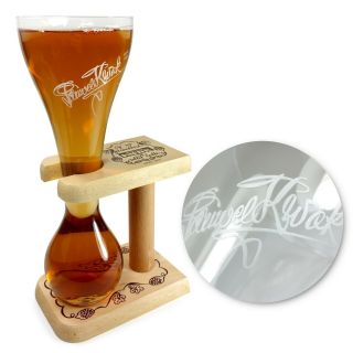 Tuff Luv Kwak Glass Glass And Wooden Stand / Barware Ce 33cl