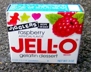 Rare Nos Vintage 1980s Jello Jigglers Box Food Packaging Dessert Product