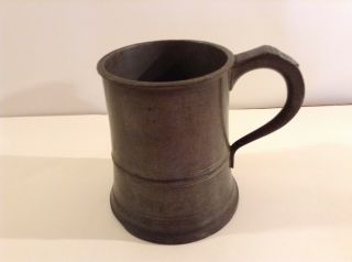 Gaskell & Chambers Birmingham England Pewter Pint Tankard Mug,  Older Mark