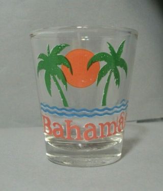 Souvenir Shotglass From The Bahamas