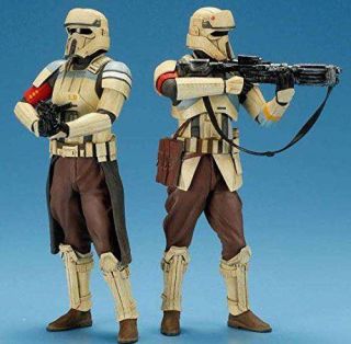 Rogue One A Star Wars Story: Scarif Stormtrooper (two Pack) Artfx,  Statue