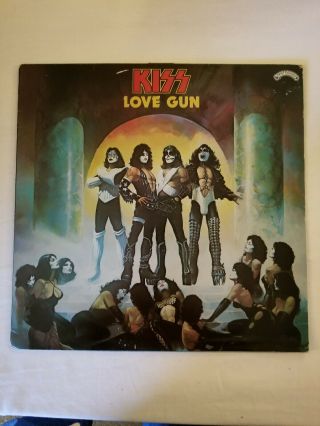 KISS LOVE GUN LP RED COLORED VINYL. 4
