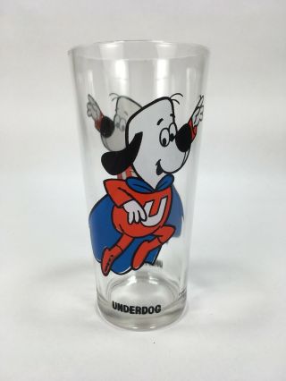 Vintage Pepsi Underdog Drinking Glass Cup Collector Series LeonardoTTV 3