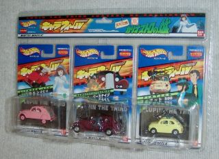Castle Of Cagliostro Lupin The 3rd Hot Wheels Set Jpn Release Only Fiat 500