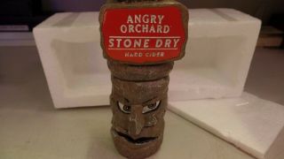 Angry Orchard Stone Dry Hard Cider Beer Bar Tap Handle Man Cave Keg Pub 2