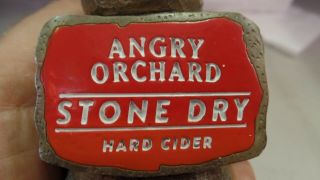 Angry Orchard Stone Dry Hard Cider Beer Bar Tap Handle Man Cave Keg Pub 4