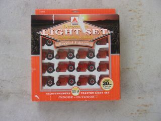 Rare Agco Allis Chalmers Wd45 Special Edition 20 Decorative Party Light Set