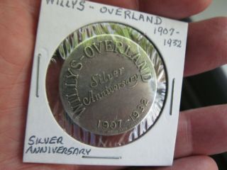 1907 - 1932 Willys - Overland Silver Anniversary George Washington Bicentennial 2