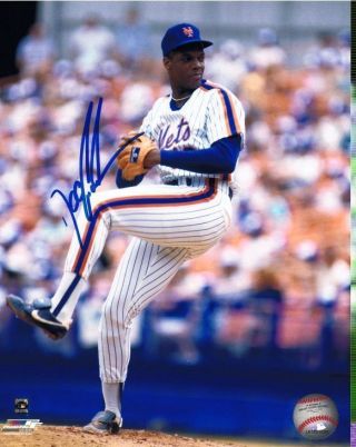 Dwight Doc Gooden Signed Autographed 8x10 Photo - W/coa - Ny Mets Yankees